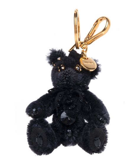 prada car key case|prada teddy bear keychain.